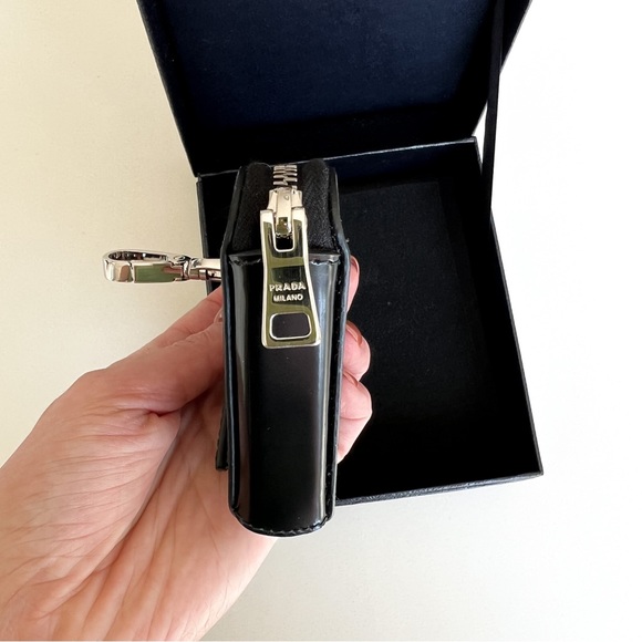 Prada Triangle-Shaped Mini Pouch - Picture 8 of 9